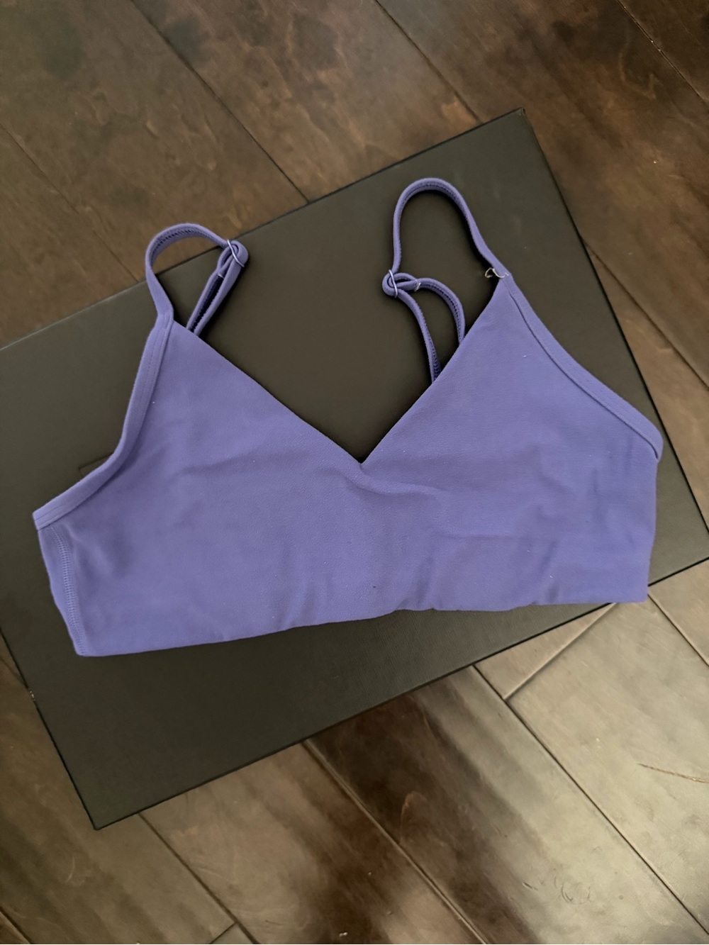ARITZIA GOLDEN V-Neck Wireless Bralette - Purple